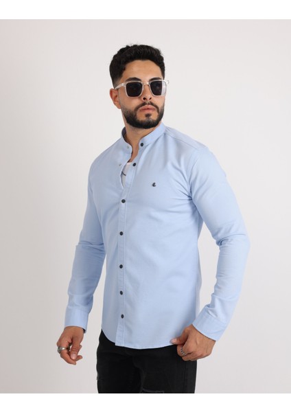 Likralı Gabardin Kot Casual Şık Erkek Gömlek fiyatları