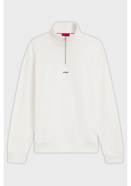 % 100 Pamuk Relaxed Fit Yarım Fermuarlı Dik Yaka Sweat Erkek Sweat 50525881 102 indirimleri