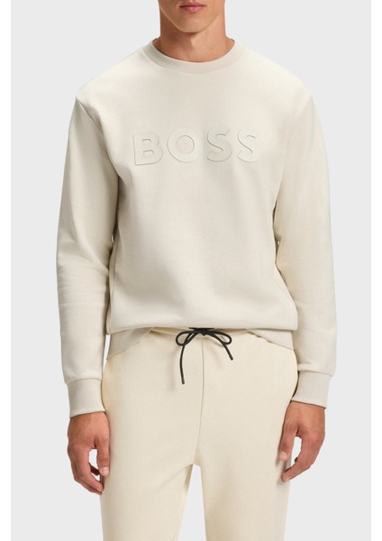 Pamuklu Regular Fit Bisiklet Yaka Logolu Sweat Erkek Sweat 50506119 131