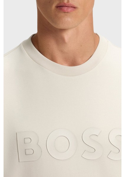 Pamuklu Regular Fit Bisiklet Yaka Logolu Sweat Erkek Sweat 50506119 131 fırsatları