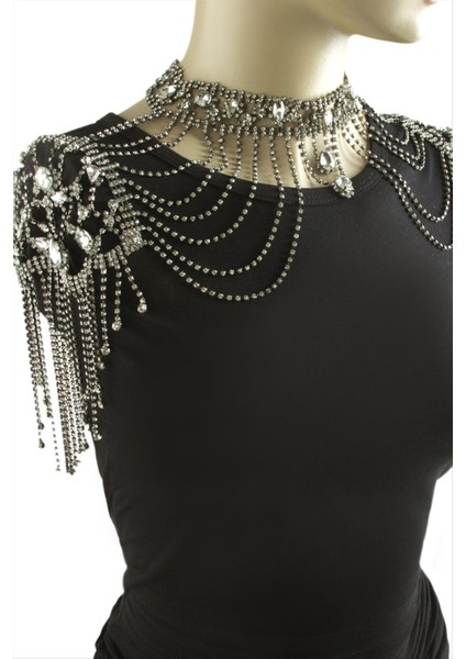 Taşlı Omuz Kolyesi