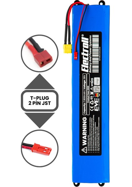 Bood Kickscooter Q500 Uyumlu Batarya (Standart Kapasite) 36V 7.800MAH Elektrikli Scooter Bataryası indirimleri