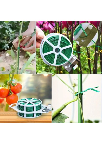 Buffer® 50 Metre Kendiliğinden Kesici Bıçaklı Bitki Saksı Kablo Sabitleme Teli fiyatları