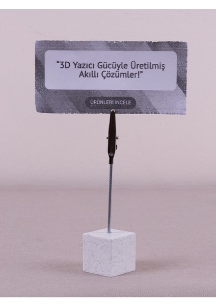 Metal Not Tutucu Metal Kıskaçlı Notluk Mermer Desenli Masaüstü Not Tutacağı fiyatları
