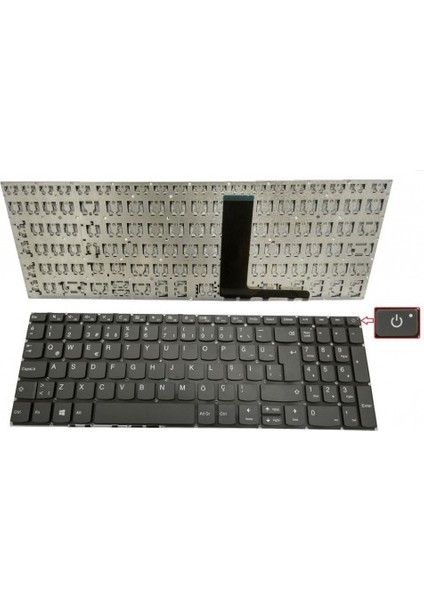 Nion Lenovo Ideapad L340-15IWL 81LG 81LH Uyumlu Notebook Klavye (Külrengi Tr)