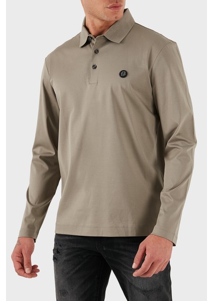 Pamuklu Regular Fit Düğmeli Polo Yaka Sweat Erkek Polo Yaka Sweat 50523917 245