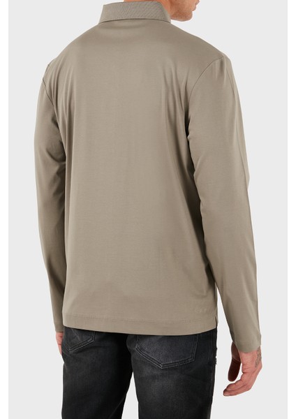 Pamuklu Regular Fit Düğmeli Polo Yaka Sweat Erkek Polo Yaka Sweat 50523917 245 modelleri