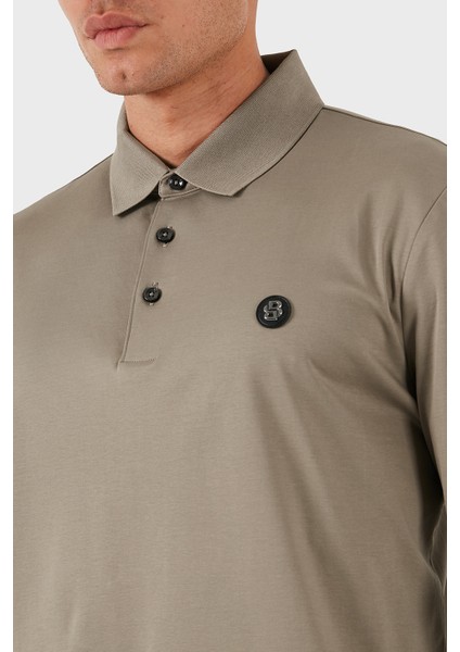 Pamuklu Regular Fit Düğmeli Polo Yaka Sweat Erkek Polo Yaka Sweat 50523917 245