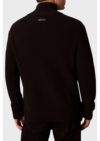 Fitilli Yün Karışımlı Regular Fit Dik Yaka Fermuarlı Hırka LV04LD305GUB1 Erkek Hırka LV04LD305G Ub1 modelleri