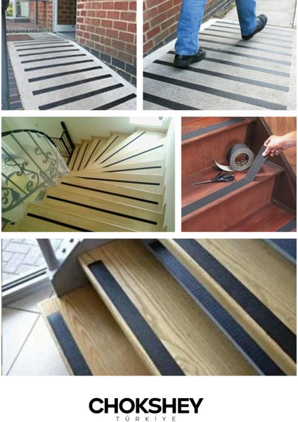 Merdiven Kaydırmaz Bant 25MMX15MT 2 Adet fiyatları