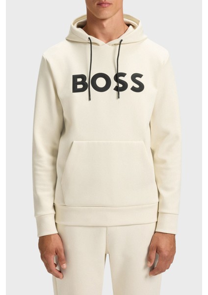 Pamuklu Regular Fit Kapüşonlu Logolu Sweat Erkek Sweat 50551457 131