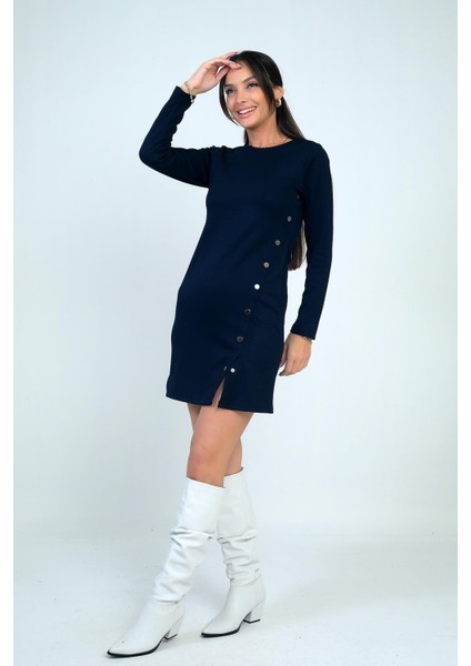 Kadın Çıtçıtlı Kısa Elbise fiyatları