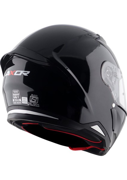 Hunter Sc 2025 Üretim Parlak Siyah Full Face