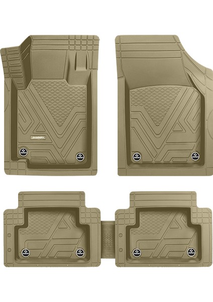 Seat Altea Uyumlu 5-D Oto Paspas ( Icon Bej )