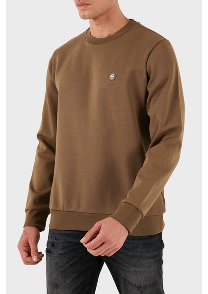 Pamuk Karışımlı Regular Fit Bisiklet Yaka Sweat Erkek Sweat 50520302 217