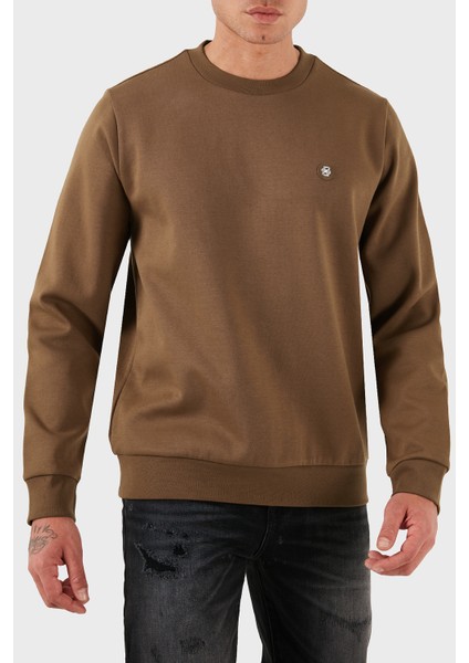 Pamuk Karışımlı Regular Fit Bisiklet Yaka Sweat Erkek Sweat 50520302 217 fırsatları