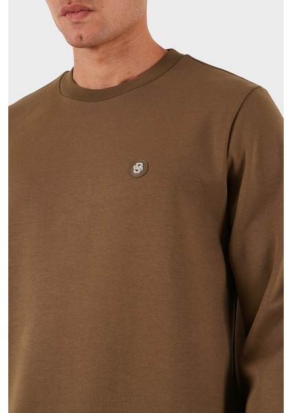 Pamuk Karışımlı Regular Fit Bisiklet Yaka Sweat Erkek Sweat 50520302 217