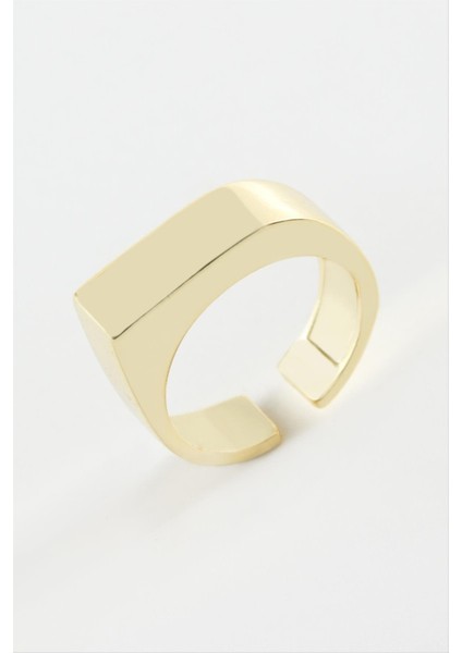 Dikdörtgen Metal Yüzük