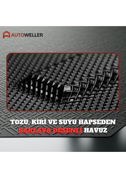 Sedan T10F 2025 ve Sonrası Uyumlu 4d Havuzlu Oto Paspas fırsatları