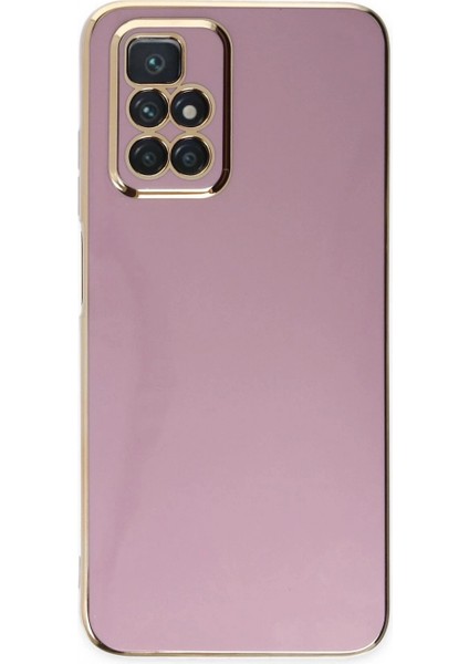 Xiaomi Redmi 10 2022 Kılıf Volet Silikon - Mor