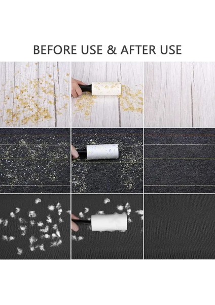 Yapışkanlı Kedi Köpek Tüy Toz Saç Toplayıcı Rulo Aparatı (60 Yaprak) fırsatları