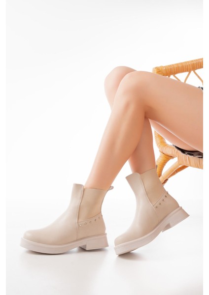 02-2005 Bej Lastikli Günlük Kadın Bot