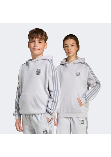 Hoodıe Çocuk Gri Sweatshirt.-