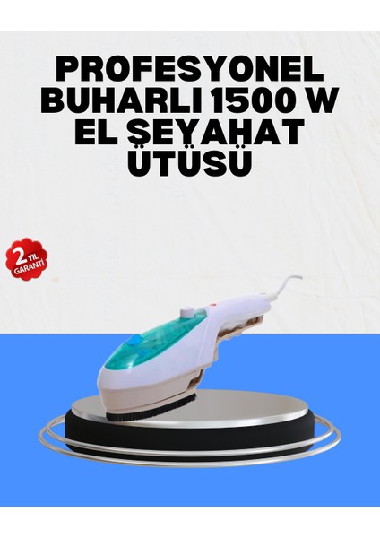 Buharlı Kırışıklık Giderici Pratik Ev ve Seyahat Ütüsü