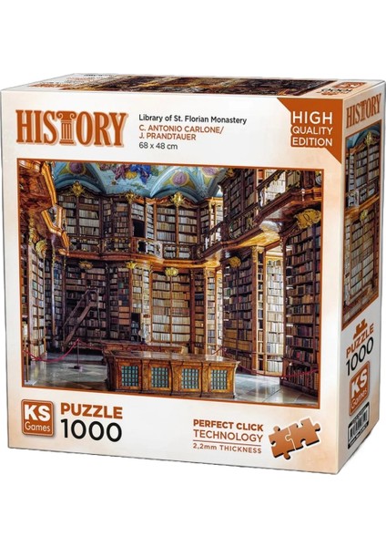 Ks Games Library Of St. Florian Monastery Puzzle 1000 Parça 20801