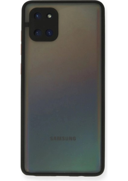 Samsung Galaxy A81 / Note 10 Lite Kılıf Montreal Silikon Kapak - Siyah