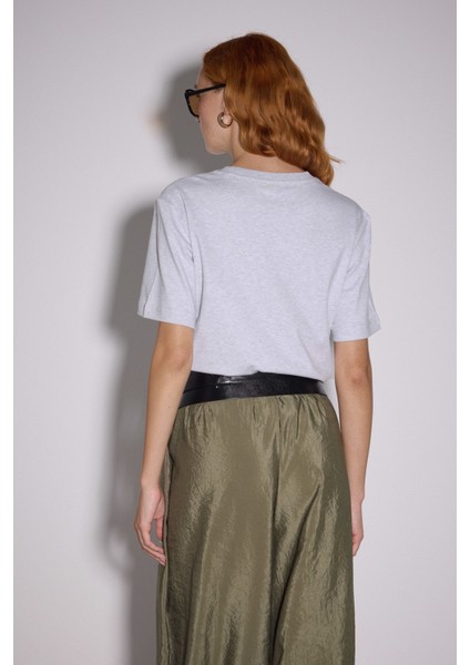 Premium Pamuk Basic Tshirt Kadın