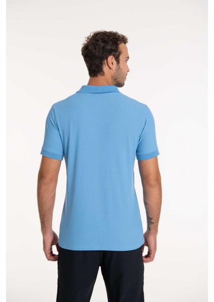 Teal Polo Yaka Erkek Tişört Mavi modelleri