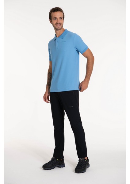 Teal Polo Yaka Erkek Tişört Mavi indirimleri