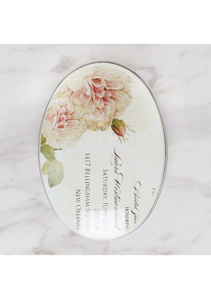 Loren Metal Saklama Kutusu Oval