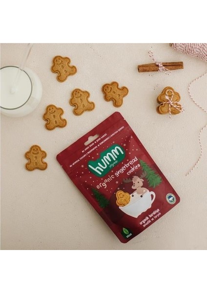 Humm Organik Zencefilli ve Tarçınlı Vegan Kurabiye 55 gr modelleri