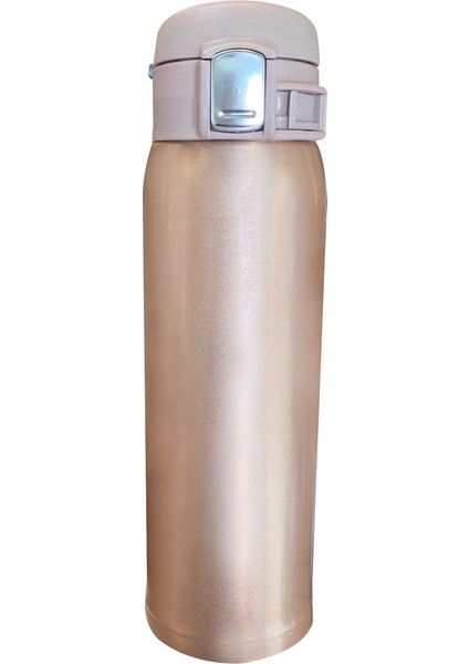 One Touch Open Rose Gold Çelik Çelik Matara fırsatları