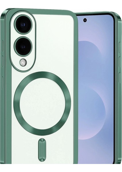 Samsung Galaxy S25 Edge Kross Magneticsafe Kapak - Koyu Yeşil fiyatları