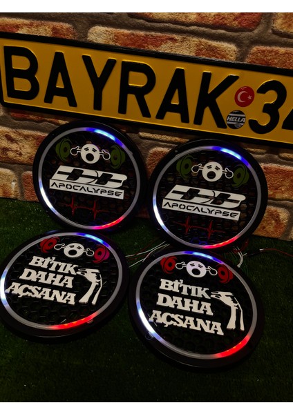 Db Apocalpse 20CM Midrange Uyumlu 4lü Pixel Kayar Ledli Kapak 358 Modlu Kumandalı Özel Üretim fiyatları