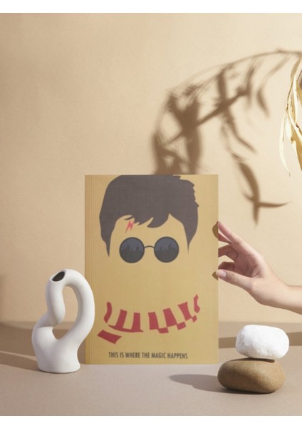 Harry Potter Temalı Çizgisiz Defter Zamansız Ajanda fırsatları