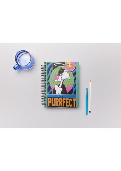 Spiralli Defter Looney Tunes Im Perrfect Yeşil Çizgili Defter 80 YP 17x24 DFT-388630 modelleri