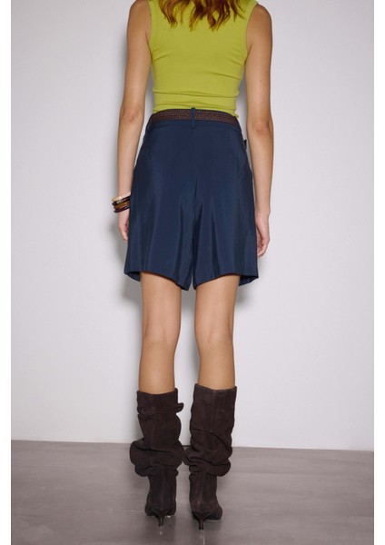 Kemerli Modal Şehir Boy Şort