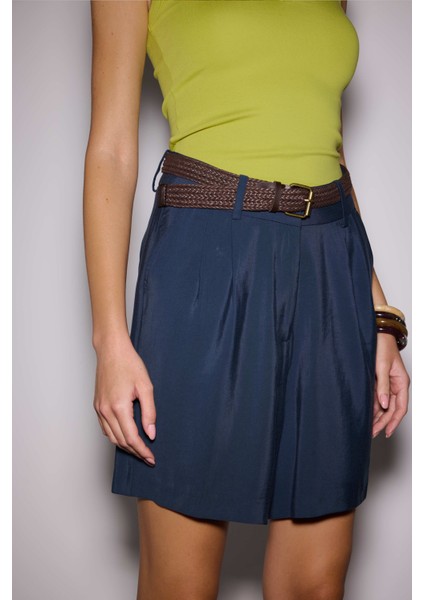 Kemerli Modal Şehir Boy Şort