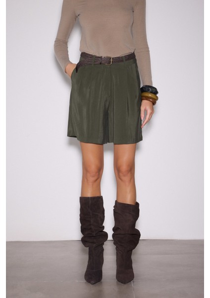 Kemerli Modal Şehir Boy Şort