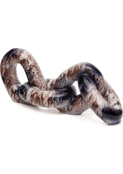 Dekoratif Kahverengili Kalın Zincir (26 Cm)