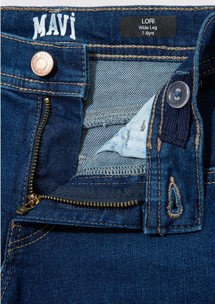 Lori 90lar Koyu Mavi Jean Pantolon 7010036-88225