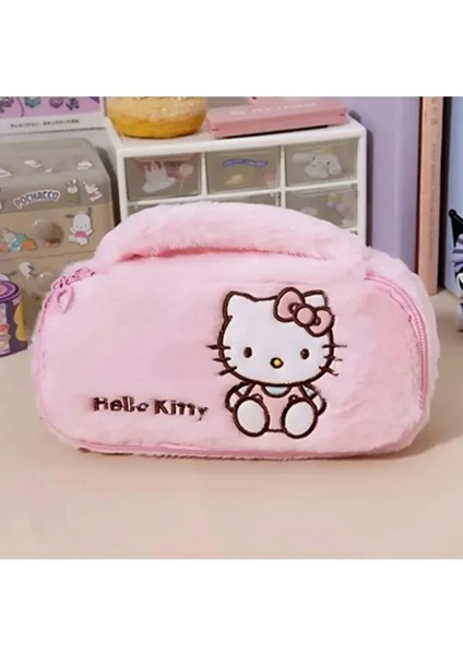 Sanrio Kuromi My Melody Hello Kitty Pochacco Kalem Kutu Pembe Makyaj Çantası fırsatları