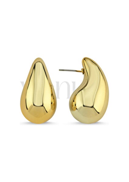 Kadın Çelik Damla Küpe Modern Çivi Modeli Şık Tasarım Türkiye Menşeli indirimleri