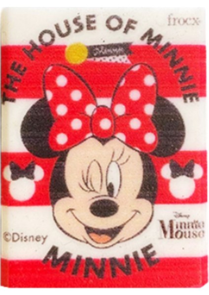 Mınnıe Baskılı Silgi 4'lü Set Sarı, Yeşil, Mavi, Kırmızı 40385