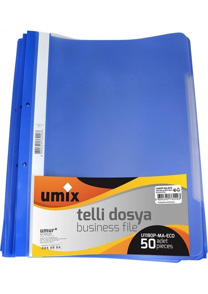 Telli Dosya A4 Mavi U1180P-Ma-Eco (50 Li Paket) fiyatları