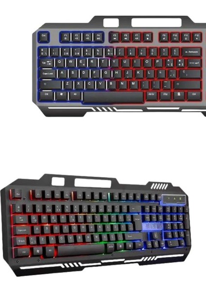 Gaming Oyuncu Klavyesi LED Aydınlatmalı Mekanik Hisli